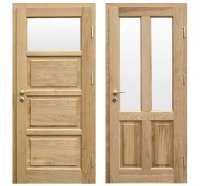 drewniane drzwi wewnętrzne